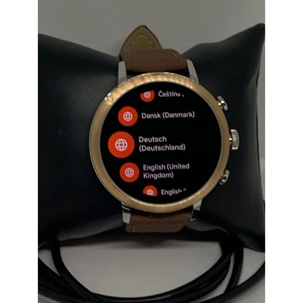 Fossil Gen 4 Authentic Digital Dial Smart Watch Custom Band FTW6016 NP21